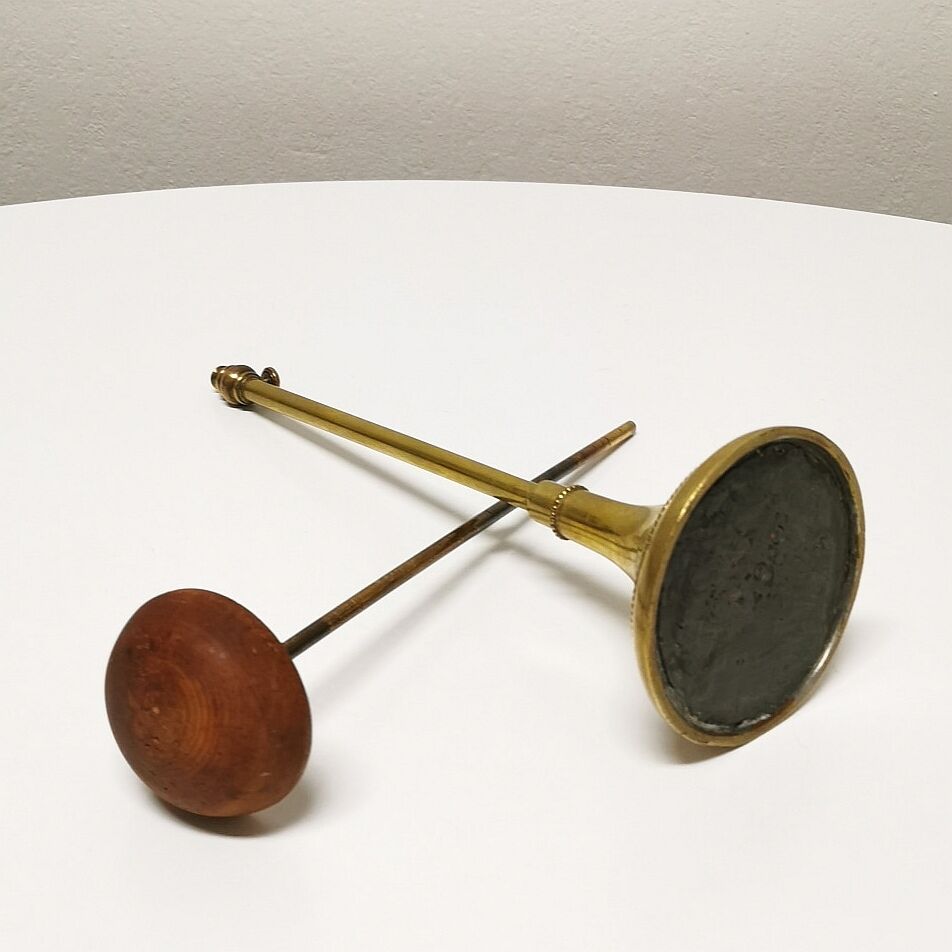 Old store brass hat rack