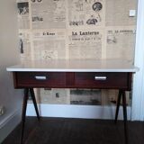 Vintage desk feet compass