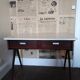 Vintage desk feet compass