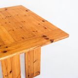 Vintage Silvio Coppola / Fratelli Montina table + chairs. Italy, 1970s