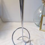 Vase soliflore en métal chromé Black + Blum