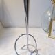 Soliflore vase in chrome metal Black + Blum
