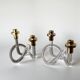 Pair of pretzel candlelabras by Dorothy Thorpe