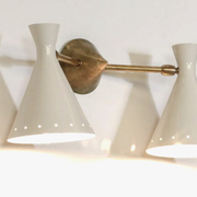 Wall lamp cocotte double white