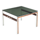 Scandinavian coffee table in metal, teak and smoked glass Denmark 1960