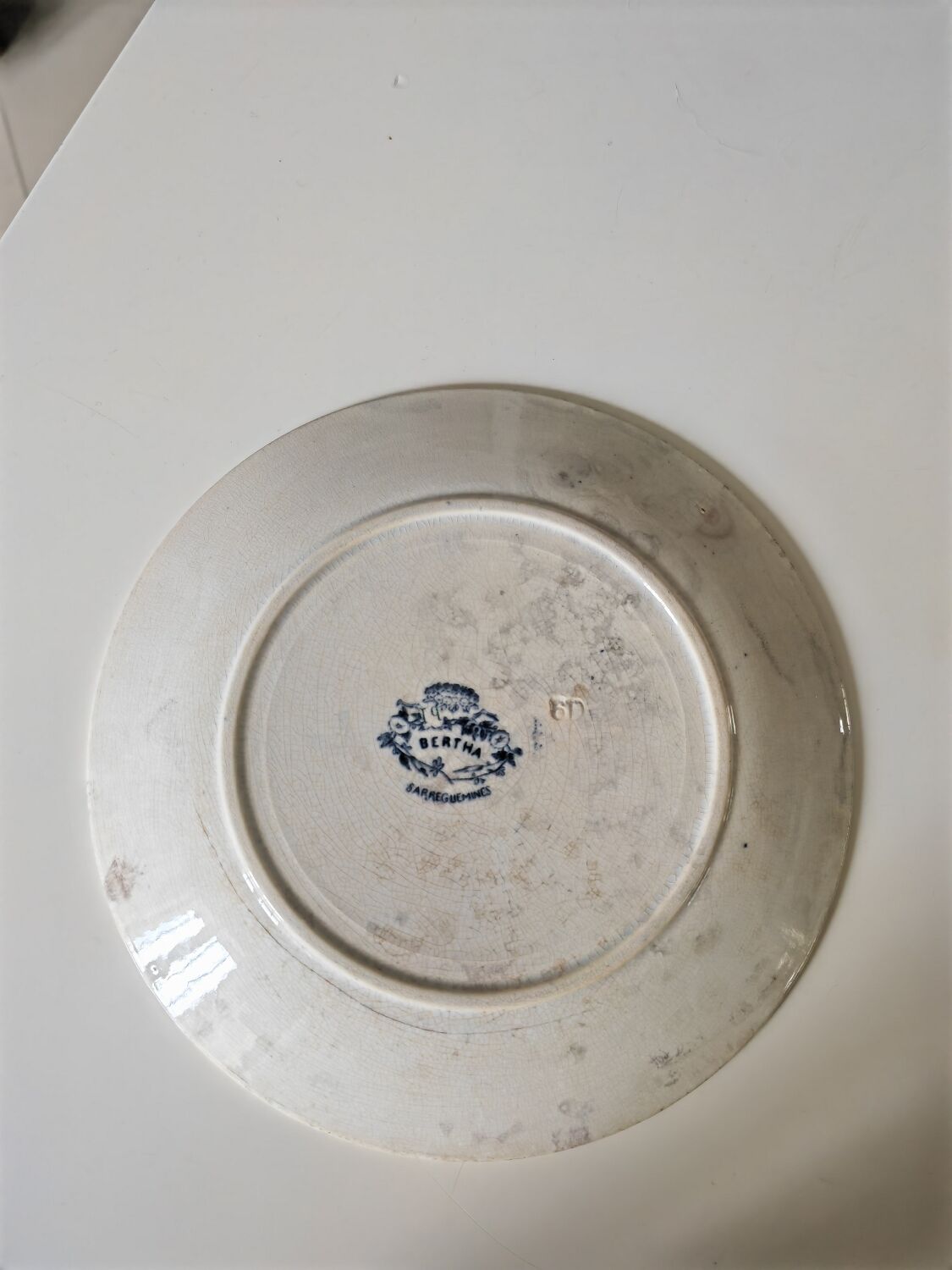 Assiette à dessert Bertha Sarreguemines