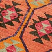 Tapis kilim vintage Herki tissé à la main en Turquie 95 cm x 326 cm