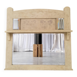 Patinated trumeau mirror