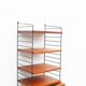 String wall shelf with drawer by Kajsa & Nisse Strinning, 1950s