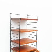 String wall shelf with drawer by Kajsa & Nisse Strinning, 1950s