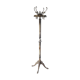 Italian coat rack brass and onyx