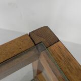 Vintage bakery display case, counter on castors 1950s