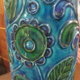 Vase bleu West Germany