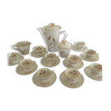 Serreguemines porcelain coffee service