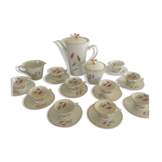 Serreguemines porcelain coffee service