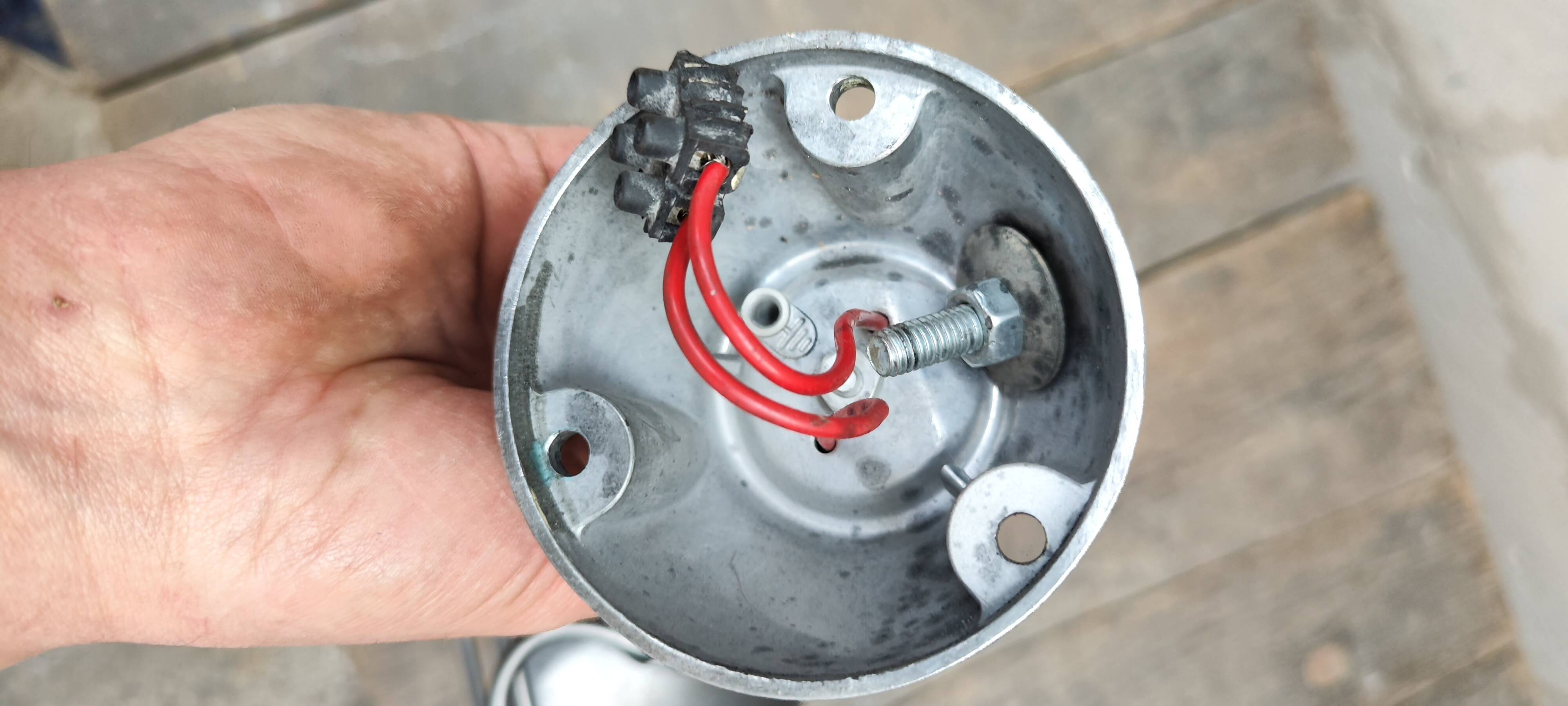 Jielde workshop lamp with graphite patina