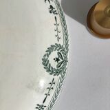 Terre de Fer Digoin dark green standing bowl