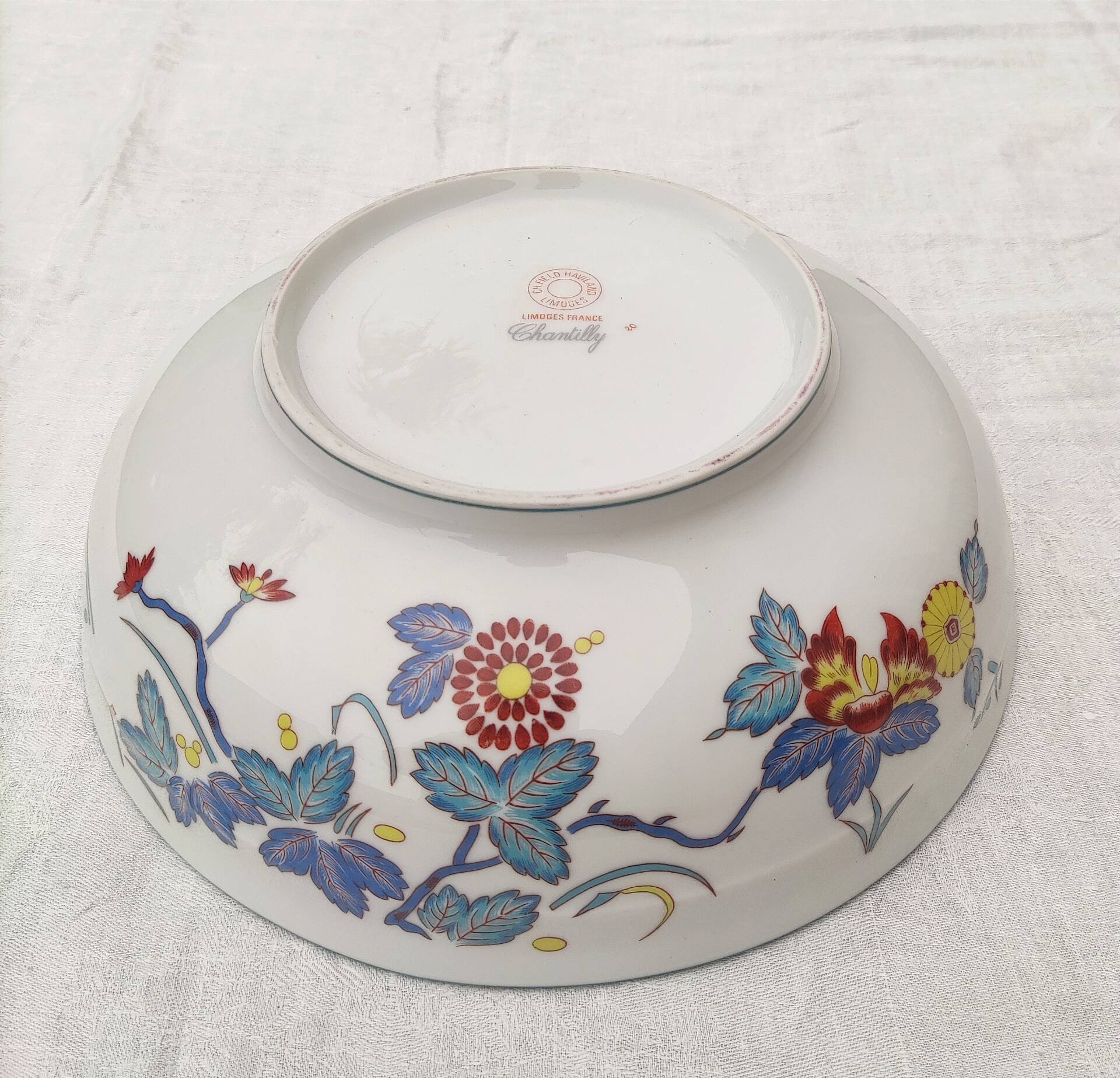 Limoges porcelain salad bowl - Haviland