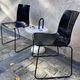 2 polycarbonate chairs 1980