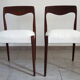 Pair of Scandinavian chairs