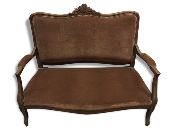 Salon bois et tissu 1930