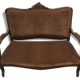 Salon bois et tissu 1930
