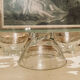 Set of 3 old champagne or cocktail glasses