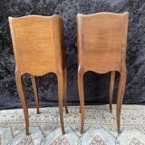 Pair of bedside Louis XVI style