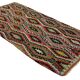 Turkish Kilim Yuruk Vintage 155x293 cm Geometric Red Green Yellow
