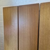 Scandinavian wall shelves teak & metal, 1960s