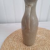 Tall, fine stoneware vase/pitcher