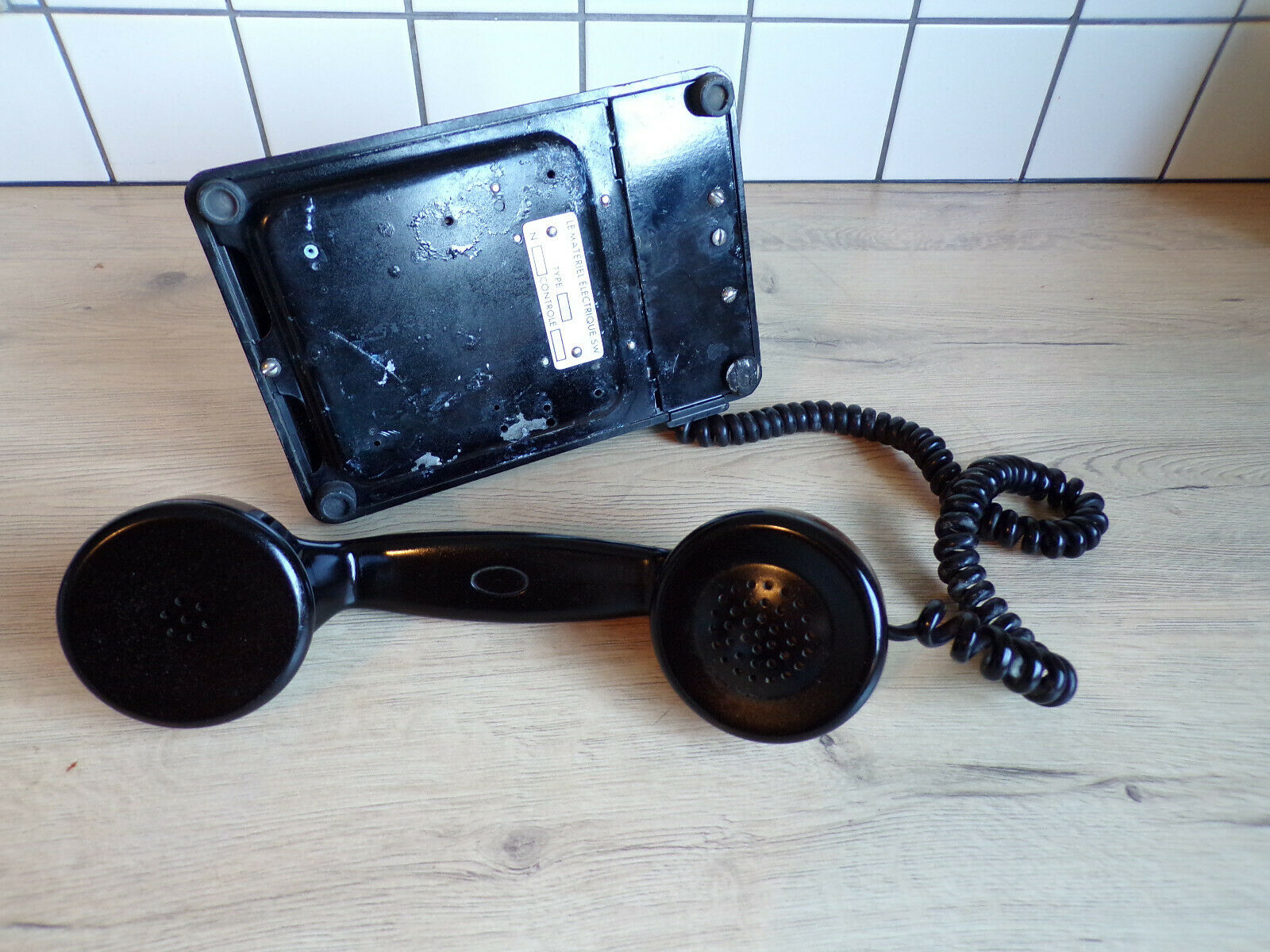Vintage bakelite dial phone