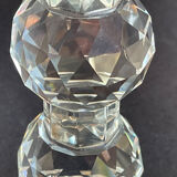 Candle holders - glass or cut crystal