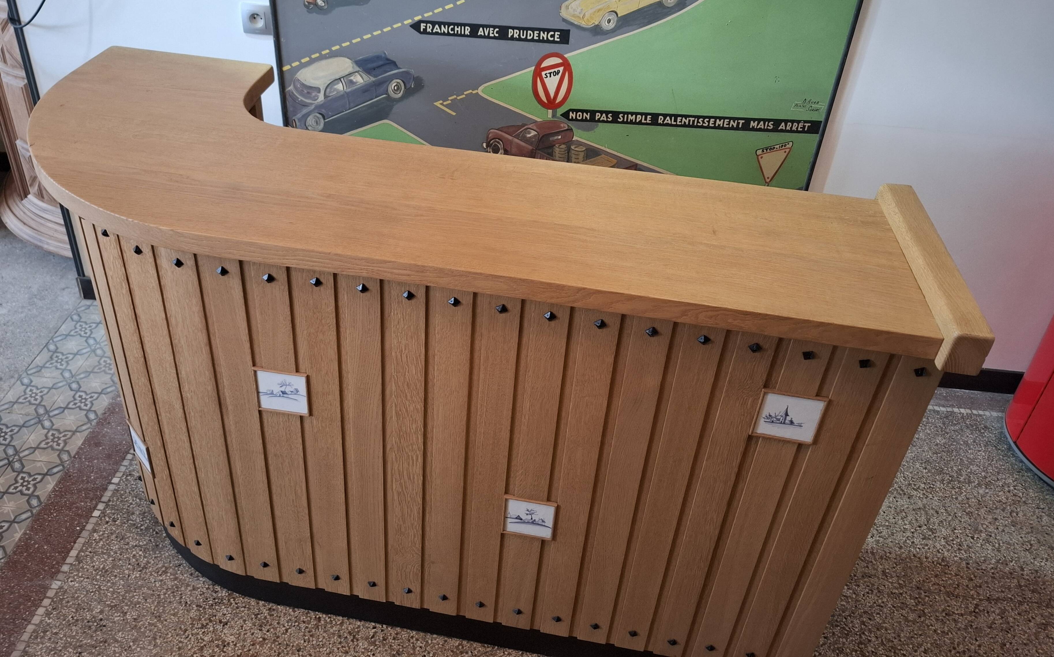 Vintage bar counter