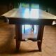 Solid oak table