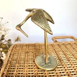 Golden brass bird