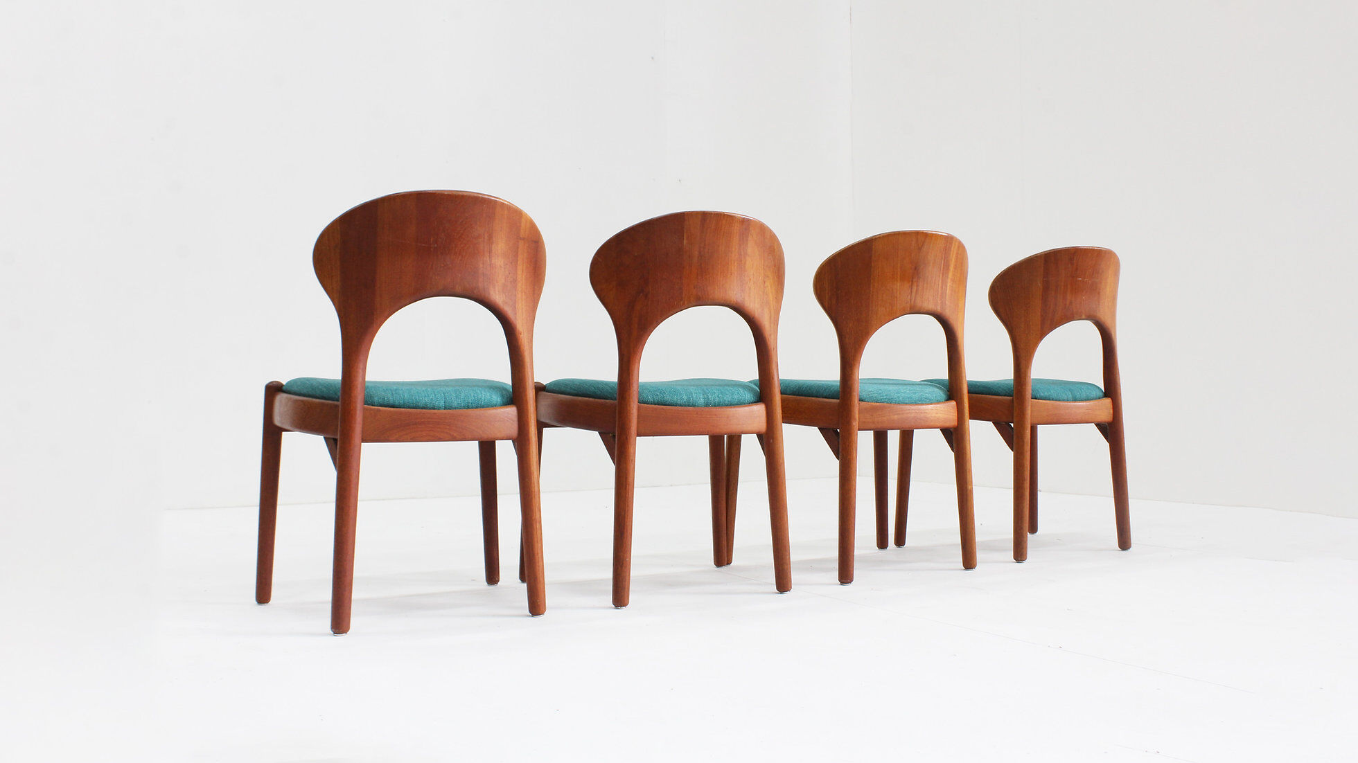 Vintage Danish dining chairs by Schou Andersens Mobelfabrik, 1960s, set of 4