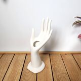 Main vintage porte bagues et vase soliflore