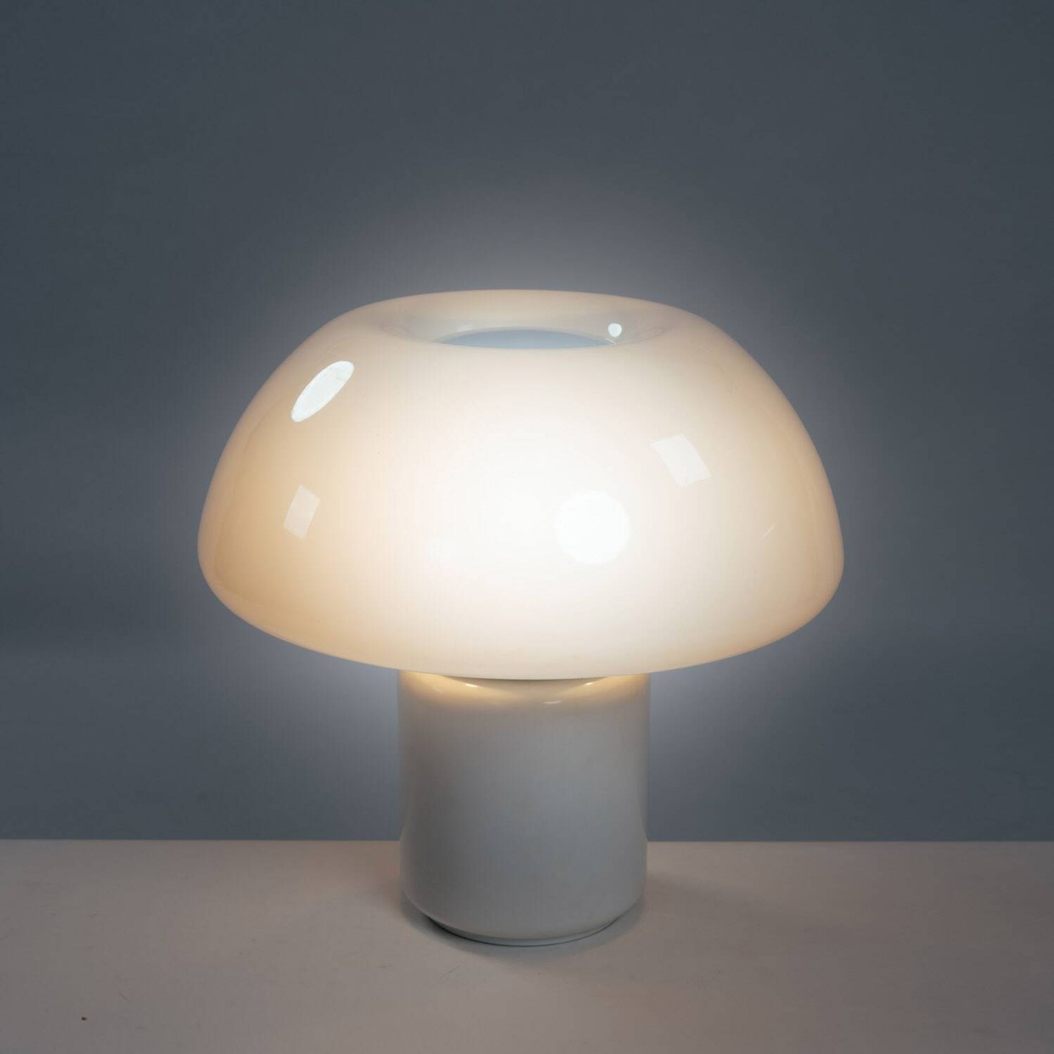XL mushroom table lamp by Elio Martinelli for Martinelli Luce, 1960s
