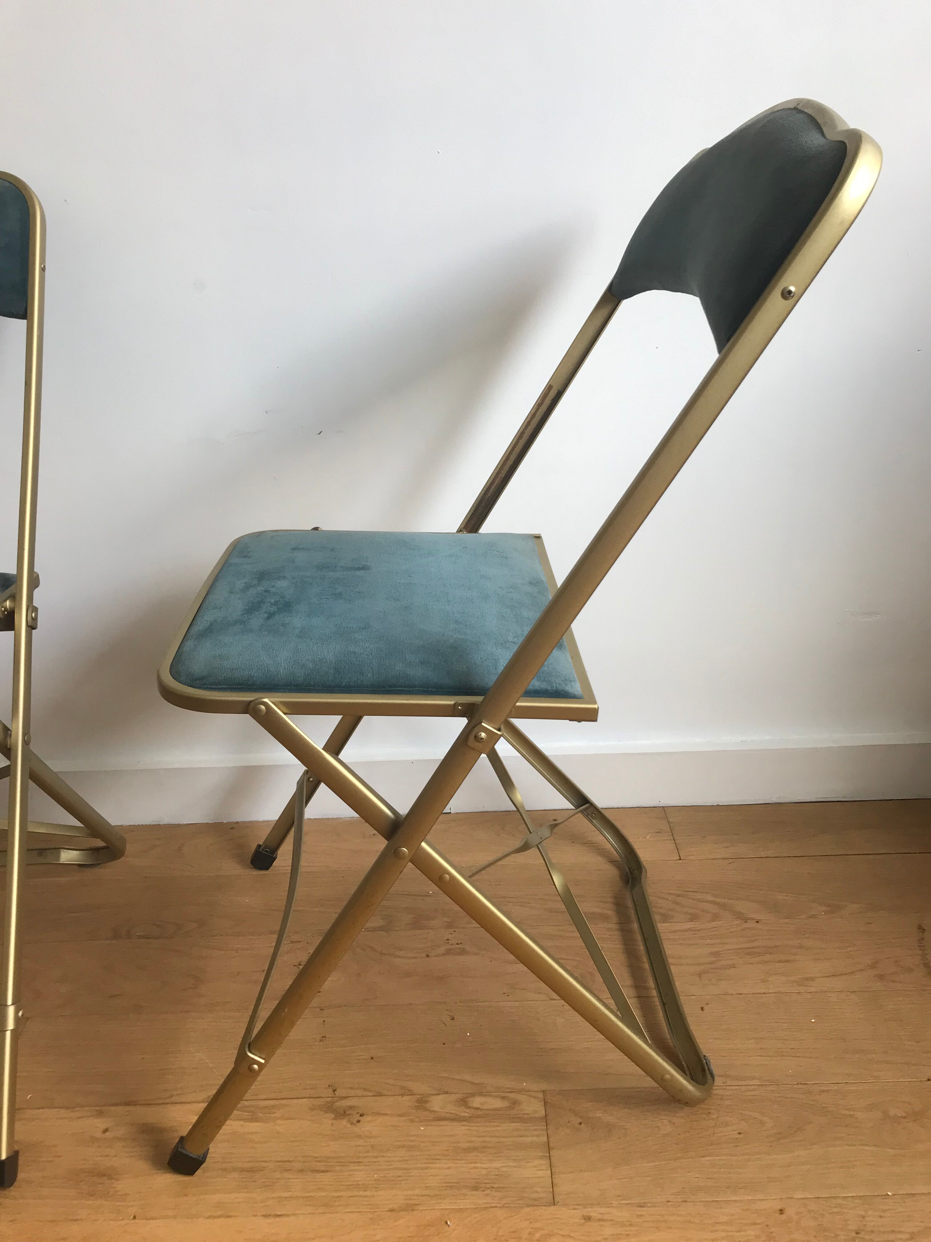 Pair of folding chairs
