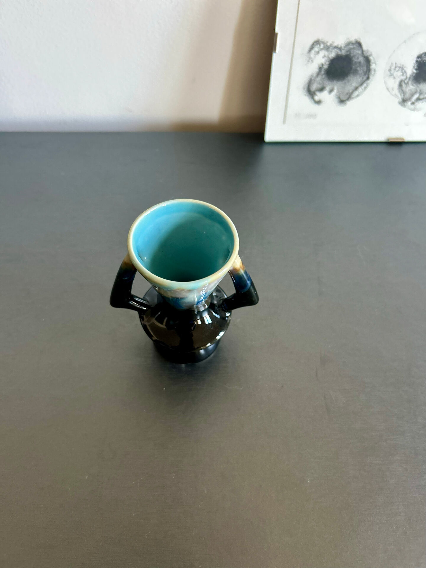 Vase soliflore en faience