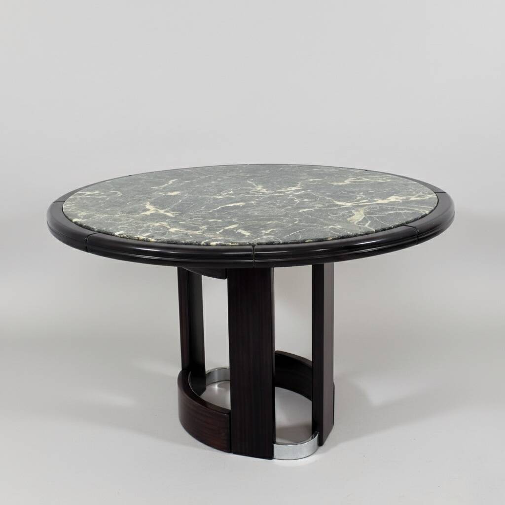 Art Deco marble dining table