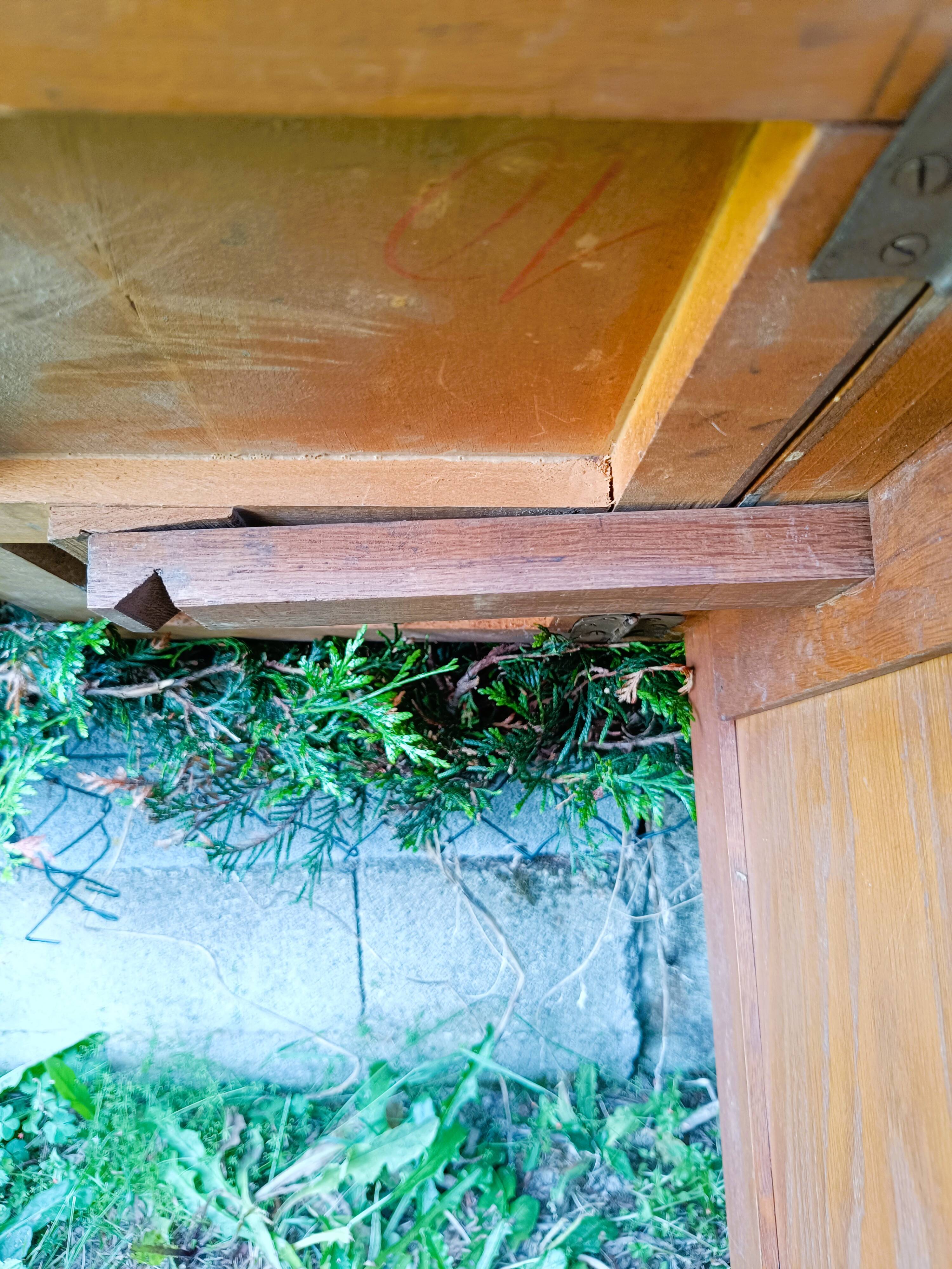Antique solid oak desk