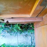 Antique solid oak desk