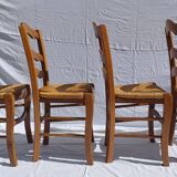 Set Of Straw Chairs