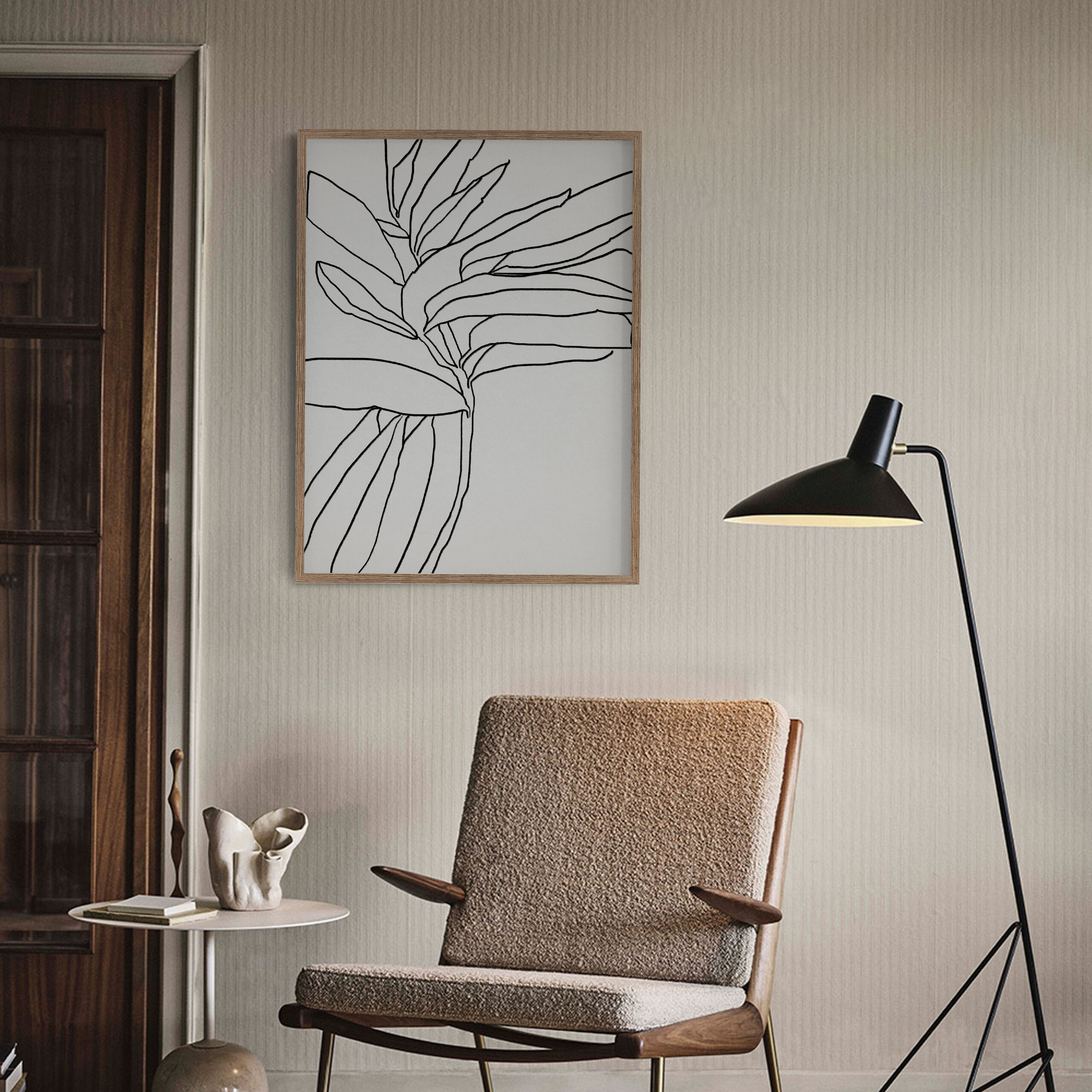 Illustration abstraite, 50x70cm