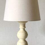 White wood lamp