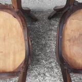 Baumann bistro chairs, 1950s. (Set of 2)