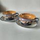 Japanese porcelain cups and saucers
