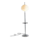 Bauhaus chrome floor lamp, 1930s, attributed to Slezák, Czechoslovakia